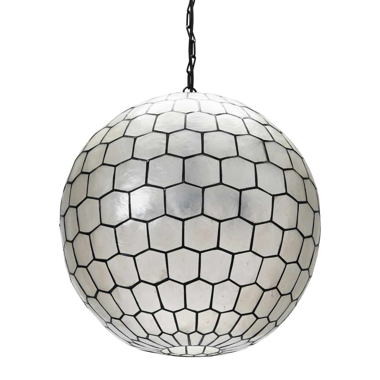 Hello Honey® Capiz Honeycomb Ceiling Light